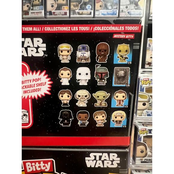 COMPLETE BITTY MULTIPACK SET Star Wars Empire Strikes Funko Pop W/ ALL 4 CHASES - Picture 3 of 3